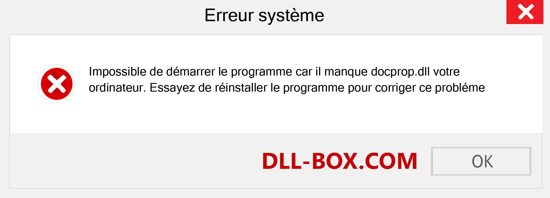 Le fichier docprop.dll est manquant ?. Télécharger pour Windows 7, 8, 10 - Correction de l'erreur manquante docprop dll sur Windows, photos, images